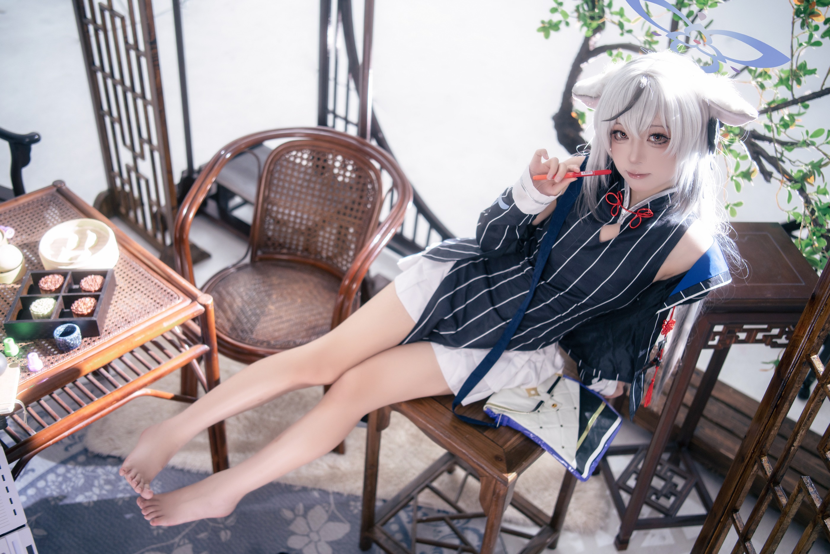 图片[1]-矢量鱼 – NO.020 蔚蓝档案 春原心奈 [33P]-XikXak